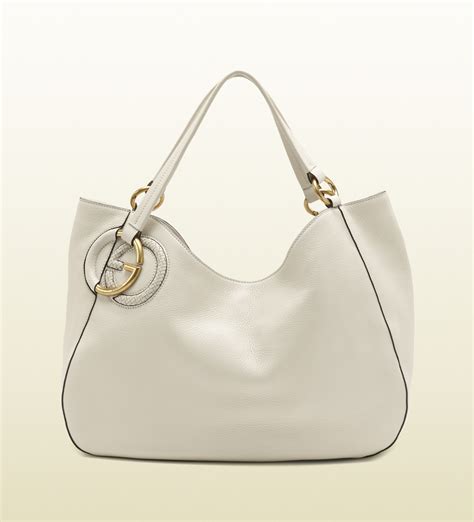 vintage white gucci handbag|vintage gucci white shoulder bag.